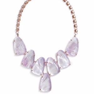 NWT Kendra Scott Harlow Necklace in Rare Lilac